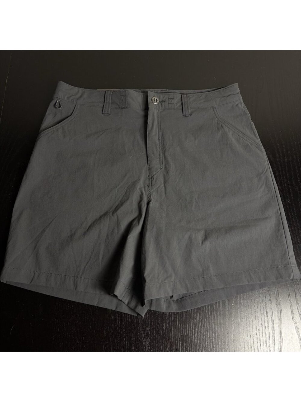 NWT PATAGONIA Womens Size 12 Quandary Shorts in Forge Gray, 7" Inseam